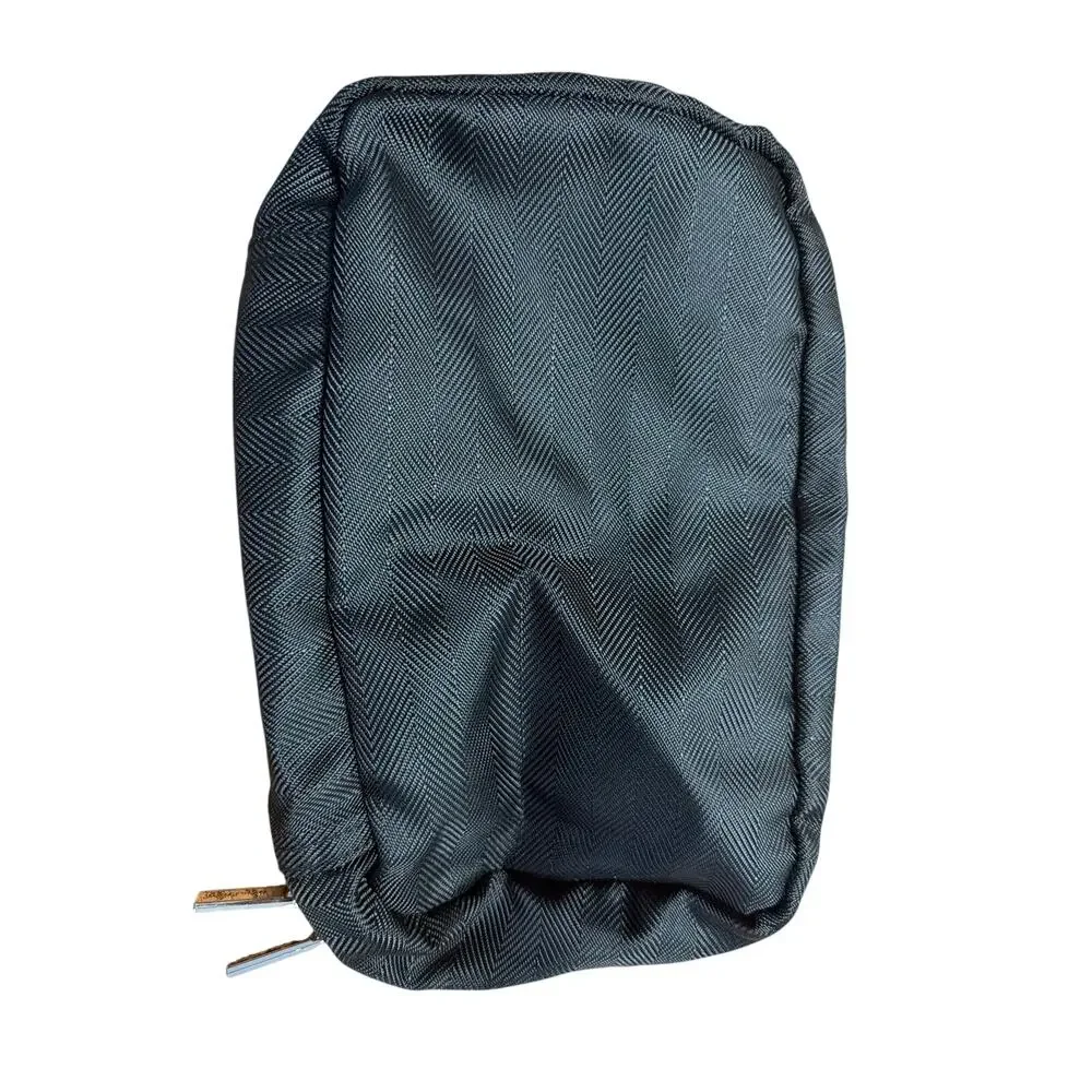 Itzy Ritzy Black Herringbone Boss Backpack Diaper Bag w/ Packing Cubes & Accesso